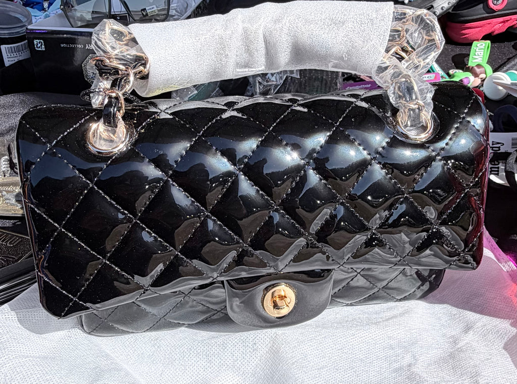 Black handbag