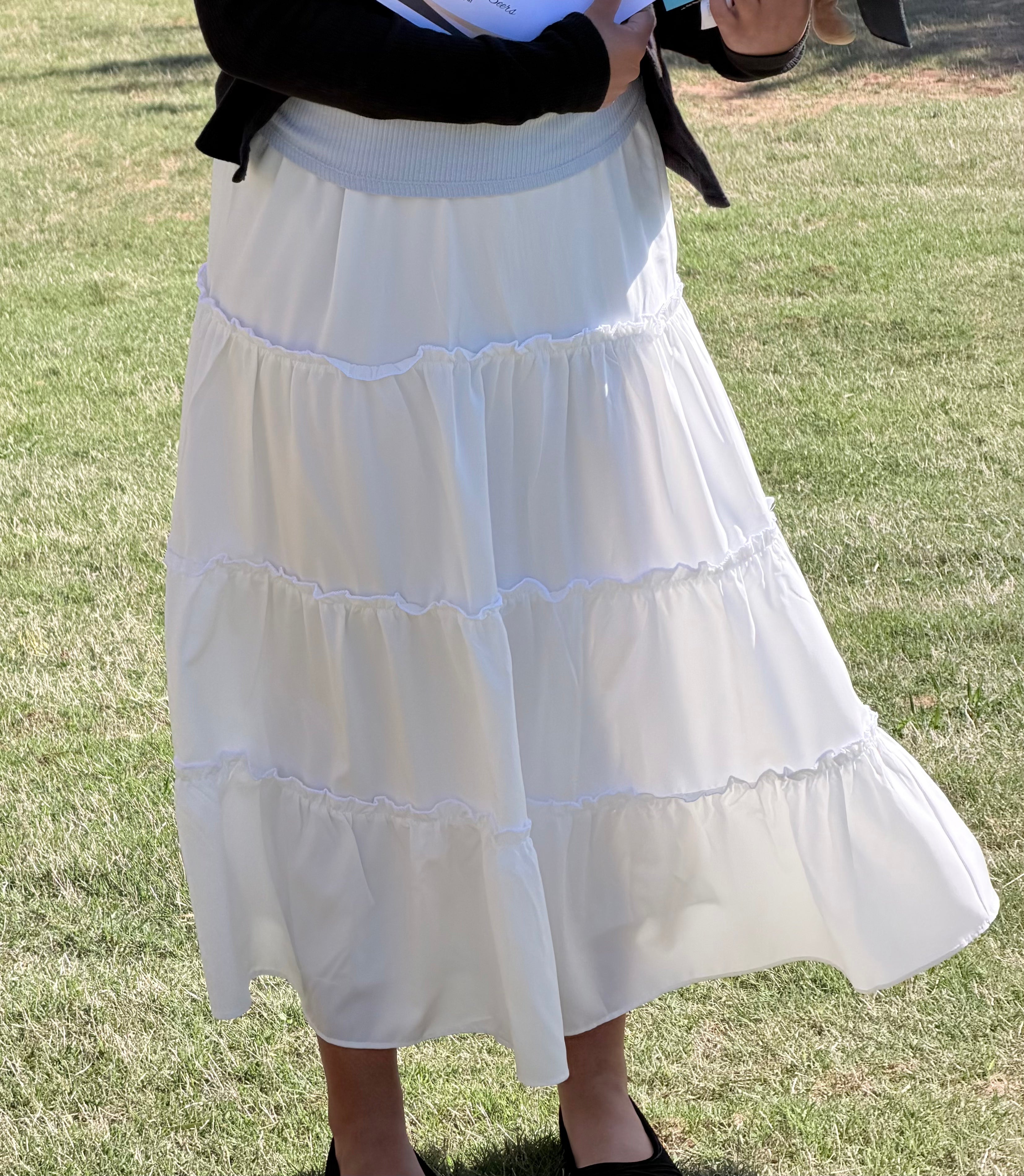 Long White Maxi Skirt