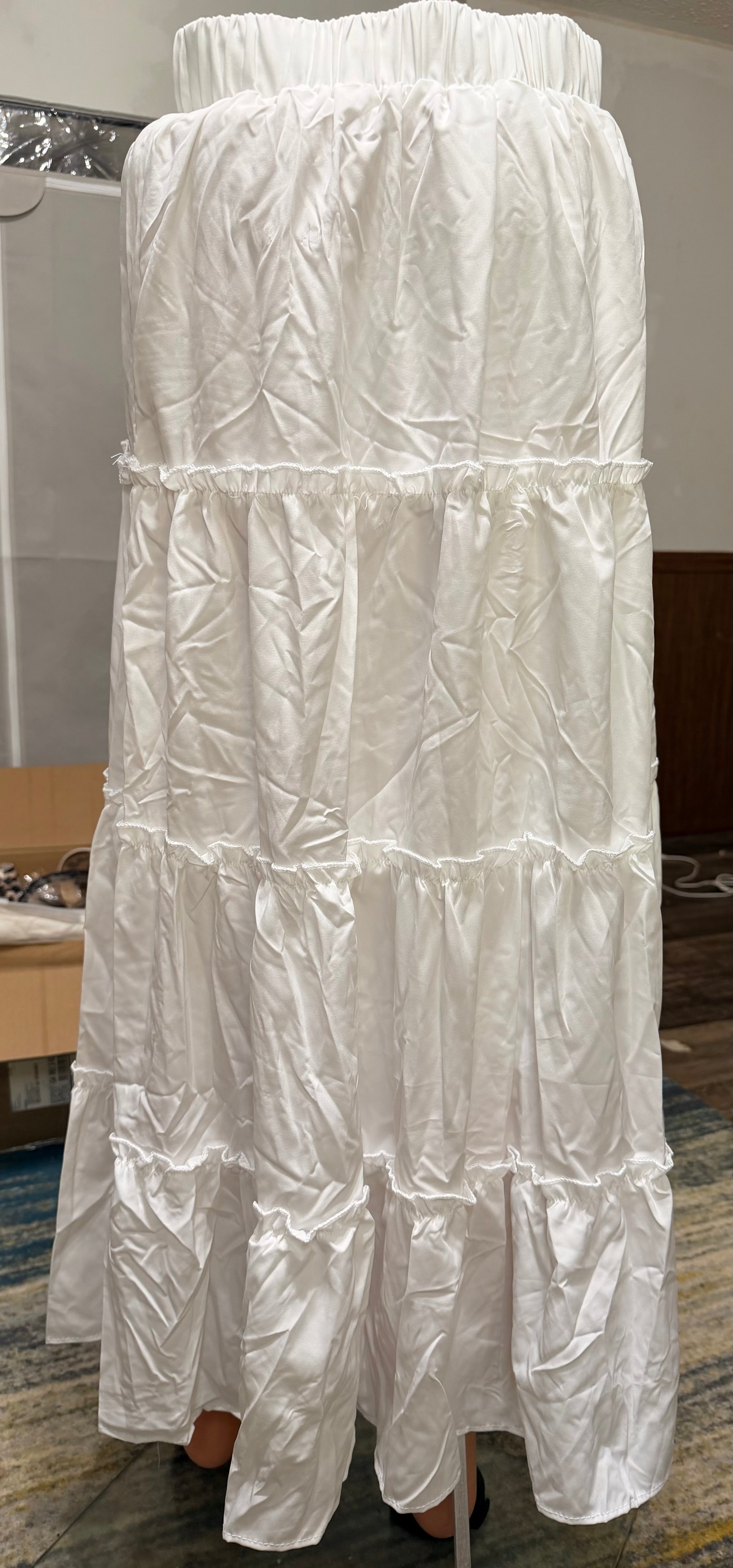 Long White Maxi Skirt