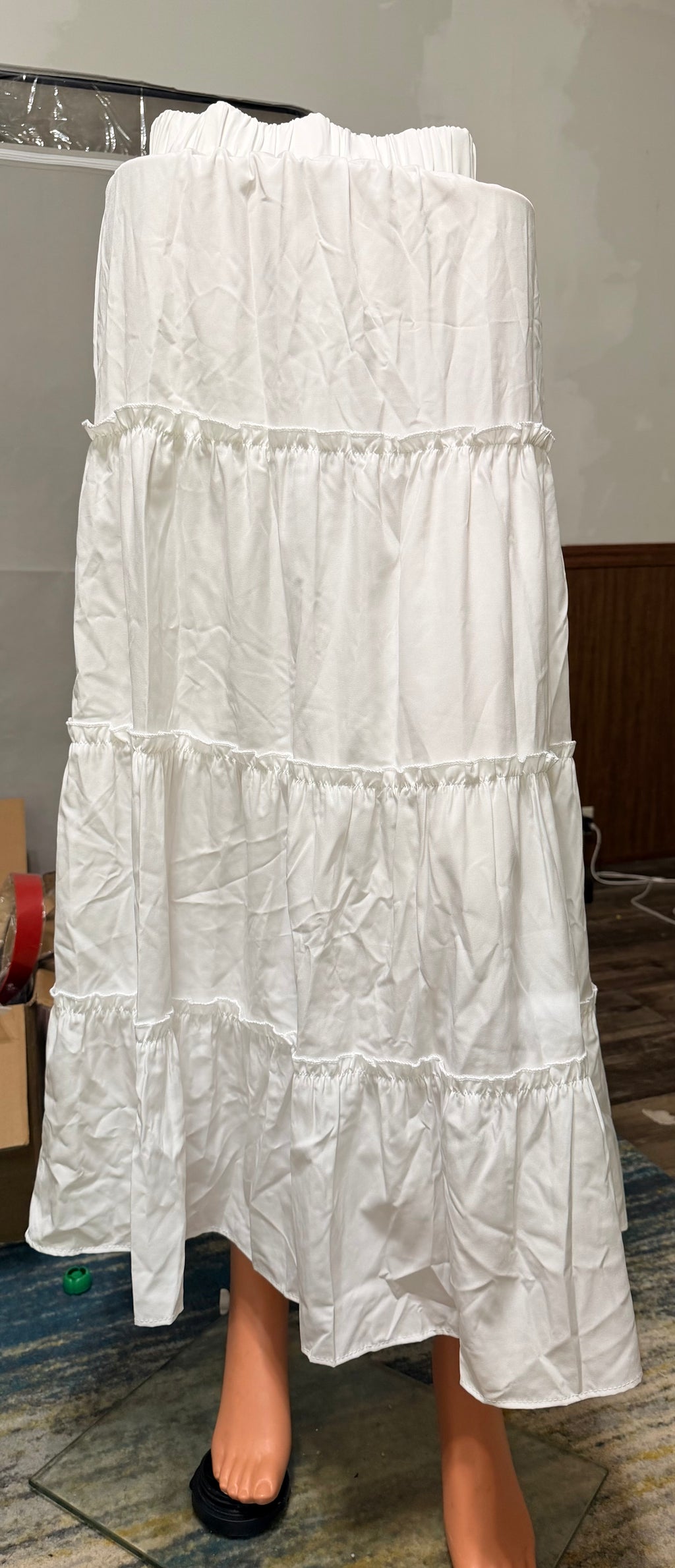 Long White Maxi Skirt